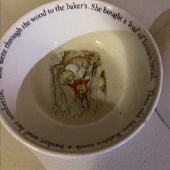 Wedgwood Peter Rabbit 3 pc set - Picture 8 of 9